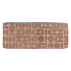 Tappeto da bagno rettangolare in memory foam (45 x 120 cm) Motivo Cappuccino