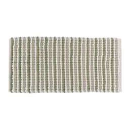 Tappeto da bagno rettangolare in cotone (45 x 90 cm) Mismo Verde
