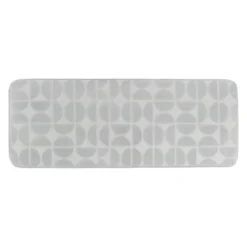 Tappeto da bagno rettangolare in memory foam (45 x 120 cm) Motivo Grigio chiaro