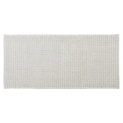 Tappeto da salotto in cotone (50 x 120 cm) Mimetismo Bianco e avorio