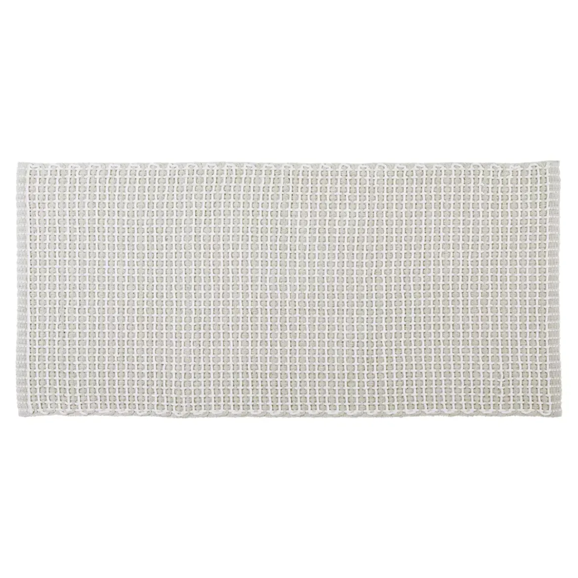 Tappeto da salotto in cotone (50 x 120 cm) Mimetismo Bianco e avorio