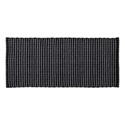 Tappeto da salotto in cotone (50 x 120 cm) Mimetismo Grigio antracite e nero