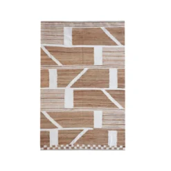 Tappeto da soggiono rettangolare juta (140 x 200 cm) Parigi Beige