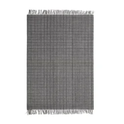 Tappeto da soggiorno rettangolare in materiale riciclato (160 x 230 cm) Priya Grigio