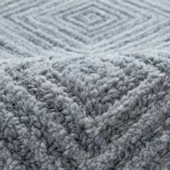 Tappeto da soggiorno rettangolare in materiale riciclato tafted (160 x 230 cm) Shelton Grigio