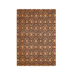Tappeto da soggiorno rettangolare juta tessuto a mano (160 x 230 cm) Meera Beige