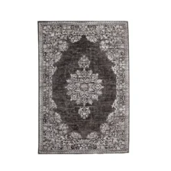 Tappeto da soggiorno rettangolare jacquard (160 x 230 cm) Sana Grigio