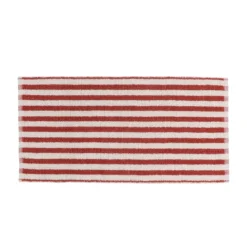 Tappeto rettangolare in cotone (45 x 90 cm) Louise Marrone