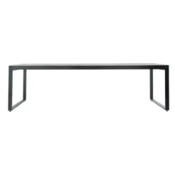 Tavolo da giardino 10 posti Alluminio/Ceramica Kore (240 x 120 cm) Grigio antracite