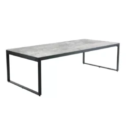 Tavolo da giardino 10 posti Alluminio/Ceramica Kore (240 x 120 cm) Grigio antracite