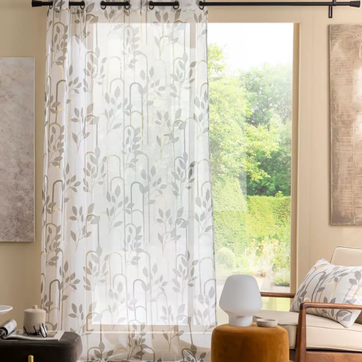 Tenda a pannello (140 x 280 cm) Roseris Grigio
