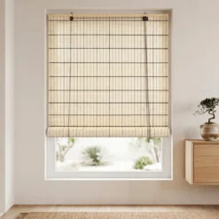 Tenda a rullo con bastoncini di bambù (120 x 180 cm) Bali Naturale