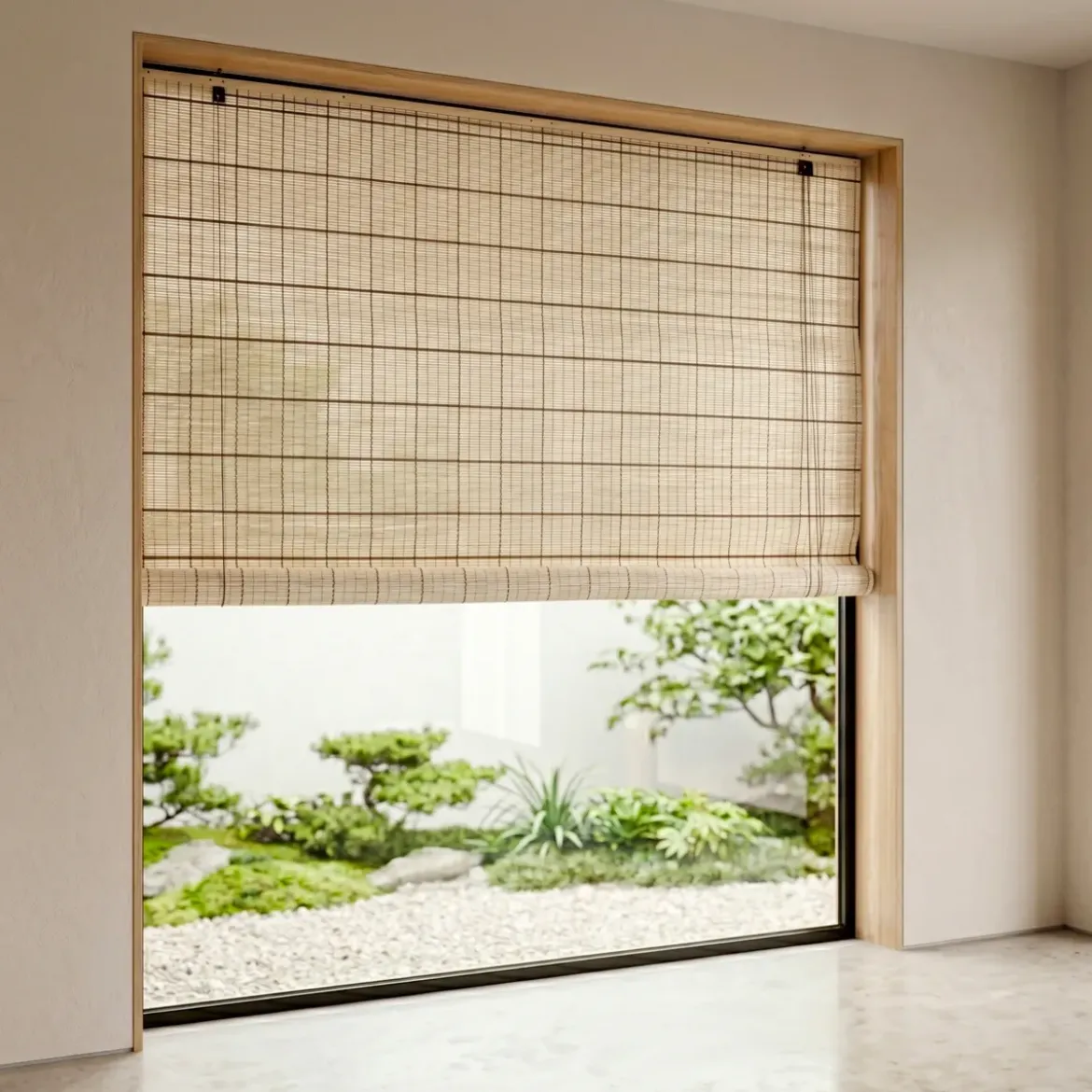 Tenda a rullo con bastoncini di bambù (180 x 180 cm) Bali Naturale