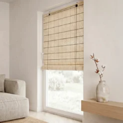Tenda a rullo con bastoncini di bambù (90 x 180 cm) Bali Naturale