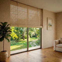 Tenda a rullo esterna effetto rattan (200 x 200 cm) Tanoa Beige