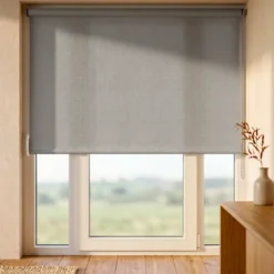 Tenda a rullo oscurante testurizzata (200 x 220 cm) Nyx Grigio