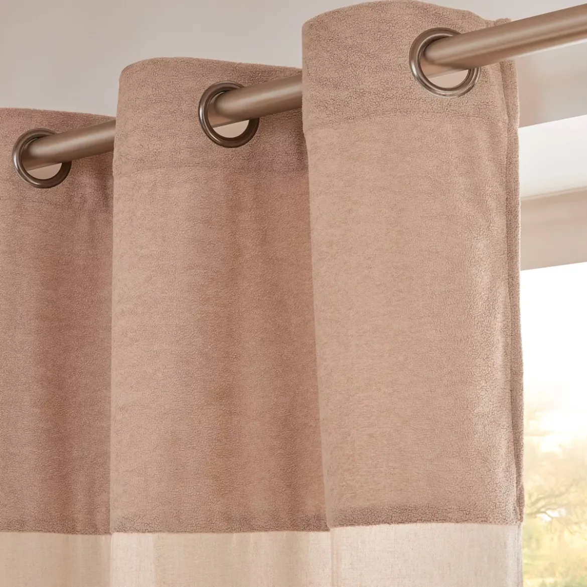 Tenda bouclé (140 x 280 cm) Ava Beige