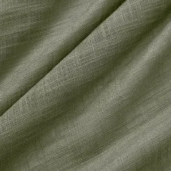 Tenda con occhielli effetto lino (140 x 280 cm) Robin Verde rosmarino