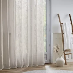 Tenda con occhielli effetto lino (280 x 240 cm) Robin Beige