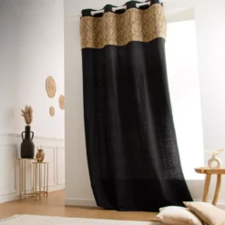 Tenda cotone juta (140 x 240 cm) Nama Nero