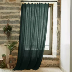 Tenda garza di cotone regolabile (180 x 300 cm) Gaïa Verde abete