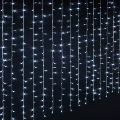Tenda luminosa Alt.1,5 m L0,90 m 200 LED Bianco freddo