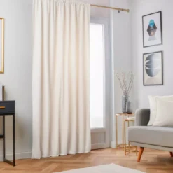 Tenda oscurante termica con passanti nascosti (280 x 240 cm) Minuit Beige Sabbia