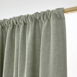 Tenda oscurante termica con passanti nascosti (140 x 240 cm) Alba Verde rosmarino