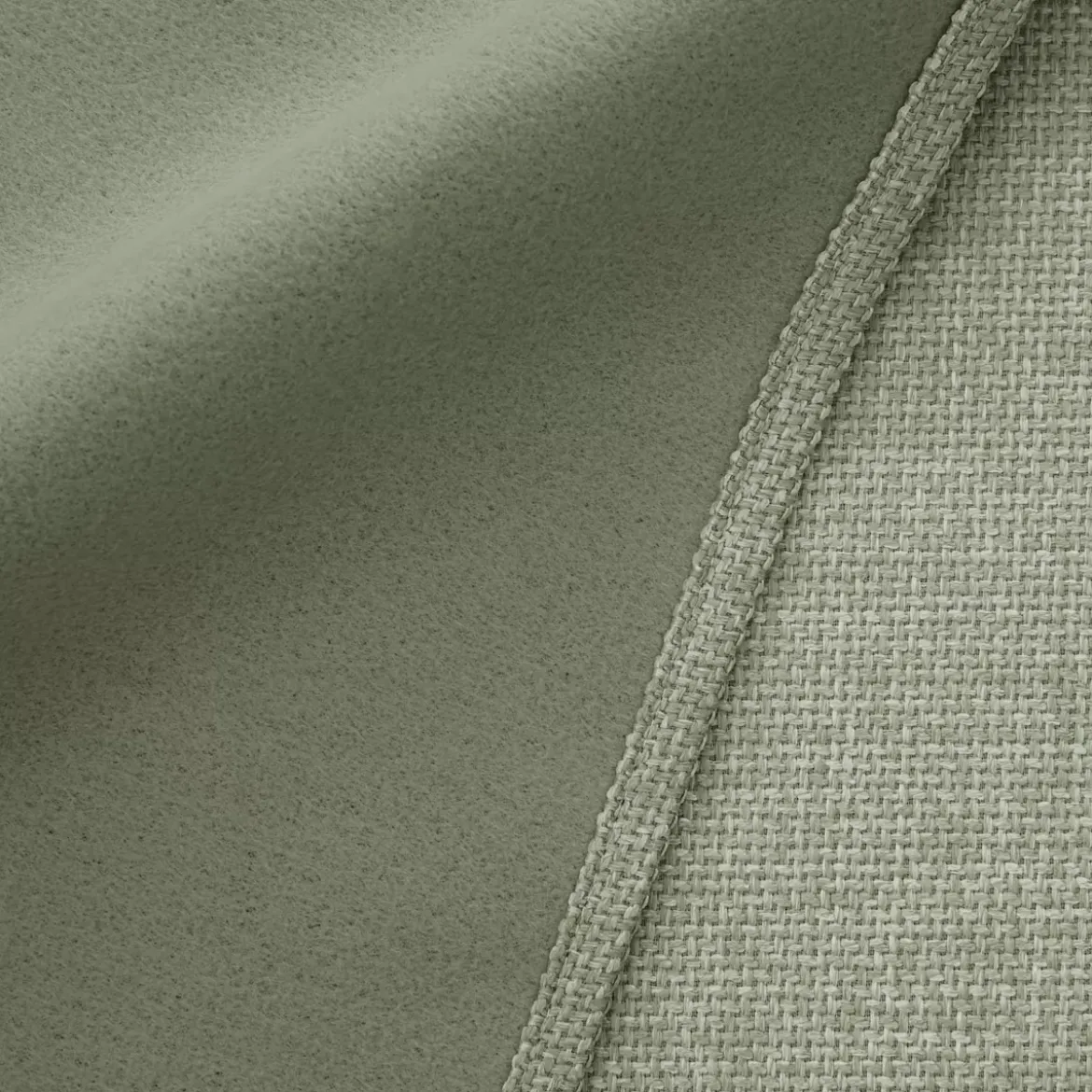 Tenda oscurante termica con passanti nascosti (140 x 240 cm) Alba Verde rosmarino