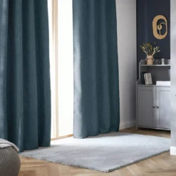 Tenda oscurante termica con passanti nascosti (180 x 260 cm) Alba Blu