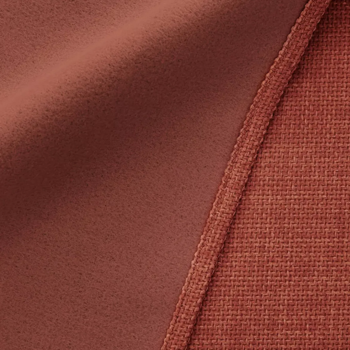 Tenda oscurante termica con passanti nascosti (180 x 260 cm) Alba Terracotta