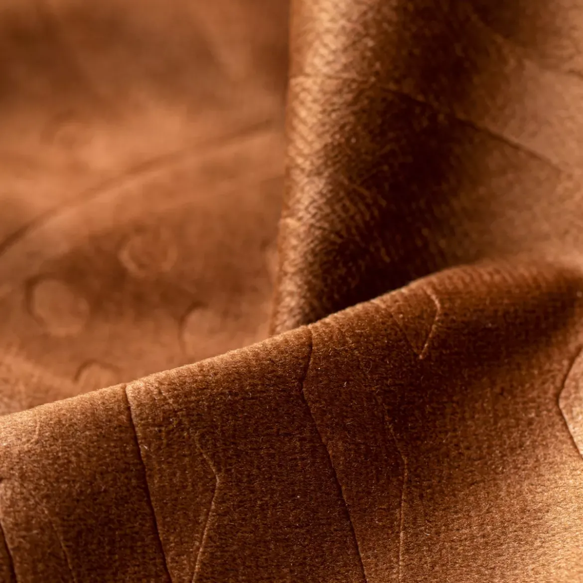 Tenda oscurante velluto (180 x 260 cm) Fern Camel