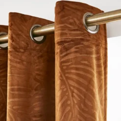 Tenda oscurante velluto (180 x 260 cm) Fern Camel