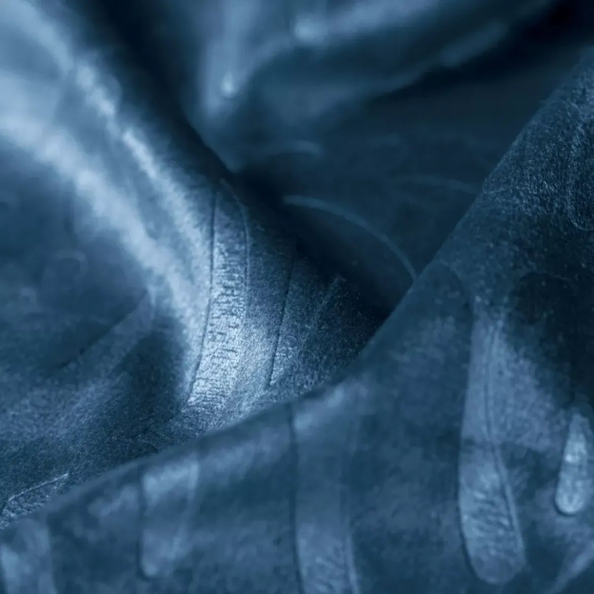 Tenda oscurante velluto (180 x 260 cm) Fern Blu marino