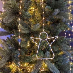 Tenda per albero Alt.2,10 m Bianco molto caldo 762 LED