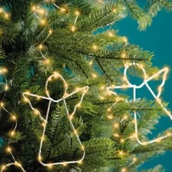 Tenda per albero Alt.2,10 m Bianco molto caldo 762 LED