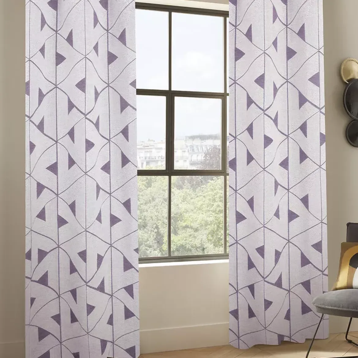 Tenda tessuta (140 x 260 cm) Maloé Viola chiaro
