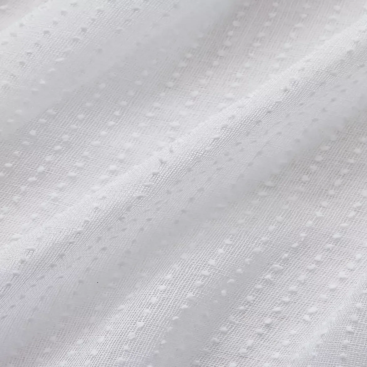 Tenda trasparente con occhielli (280 x 240 cm) Arthur Bianco