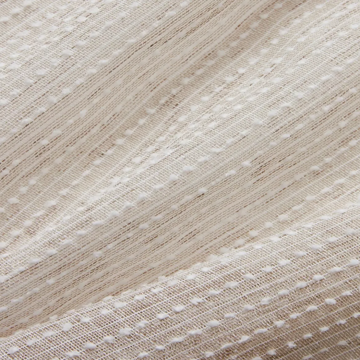 Tenda trasparente con occhielli (280 x 240 cm) Arthur Beige