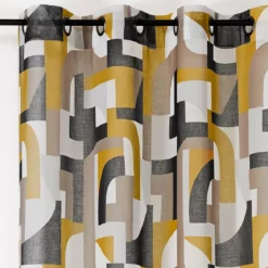 Tenda trasparente (145 x 280 cm) Antik Giallo senape