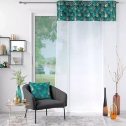 Tenda trasparente (140 x 240 cm) Clairine Verde smeraldo