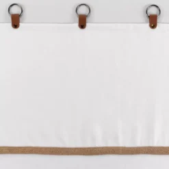 Tenda trasparente (140 x 240 cm) Leana Bianco