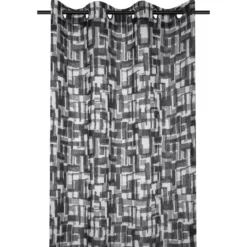 Tenda trasparente (140 x 260 cm) Linear Nero