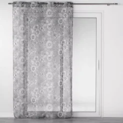 Tenda trasparente (140 x 240 cm) Milady Grigio