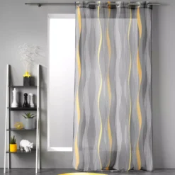 Tenda trasparente (140 x 240 cm) Ondulys Grigio antracite
