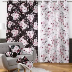 Tenda (140 x 240 cm) Velvet flower Bianco