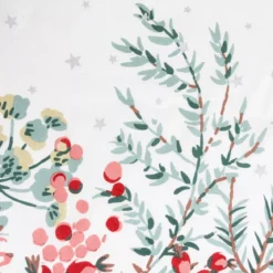 Tovaglia di Natale rettangolare (140 x 240 cm) Natale Natura Bianco