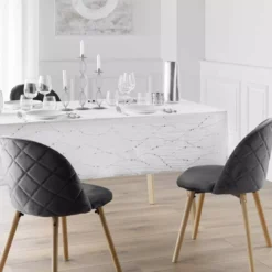 Tovaglia natalizia rettangolare (140 x 240 cm) Astrelia Bianco e argento