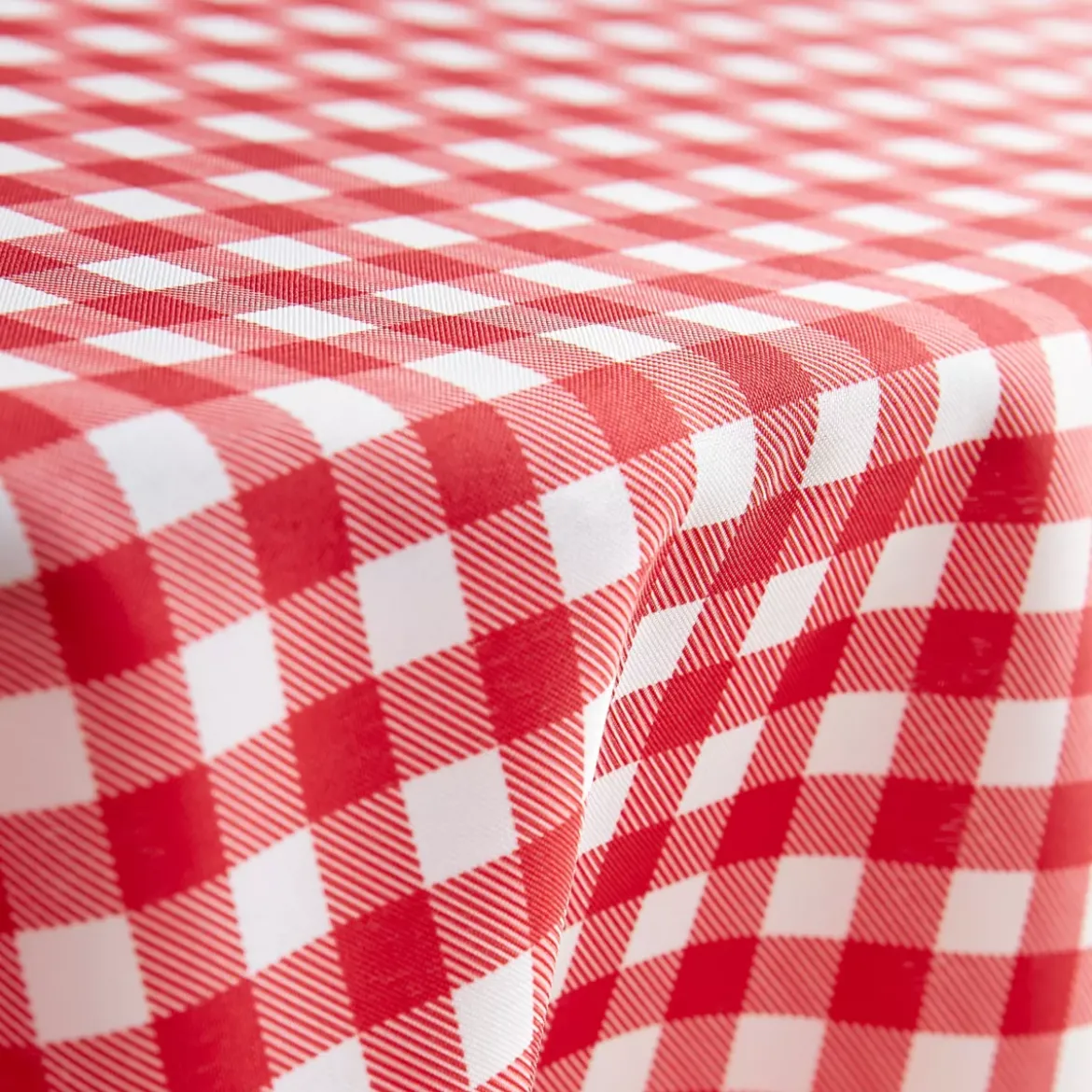 Tovaglia rettangolare antimacchia (140 x 200 cm) Elise Vichy Rossa