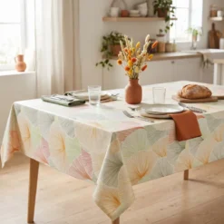 Tovaglia rettangolare cotone antimacchia (150 x 350 cm) Boston Multicolore